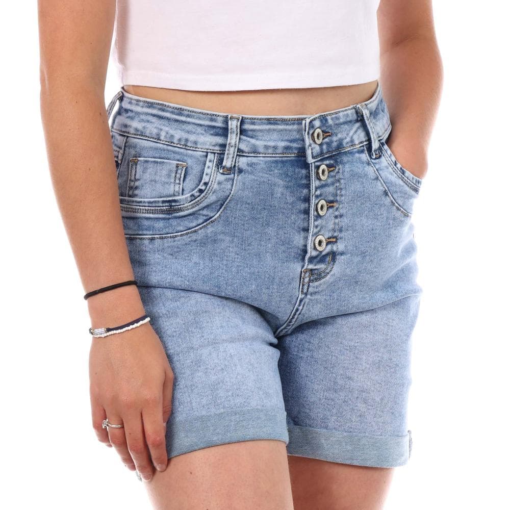Short Bleu Clair Femme Monday Premium Long Medium 1
