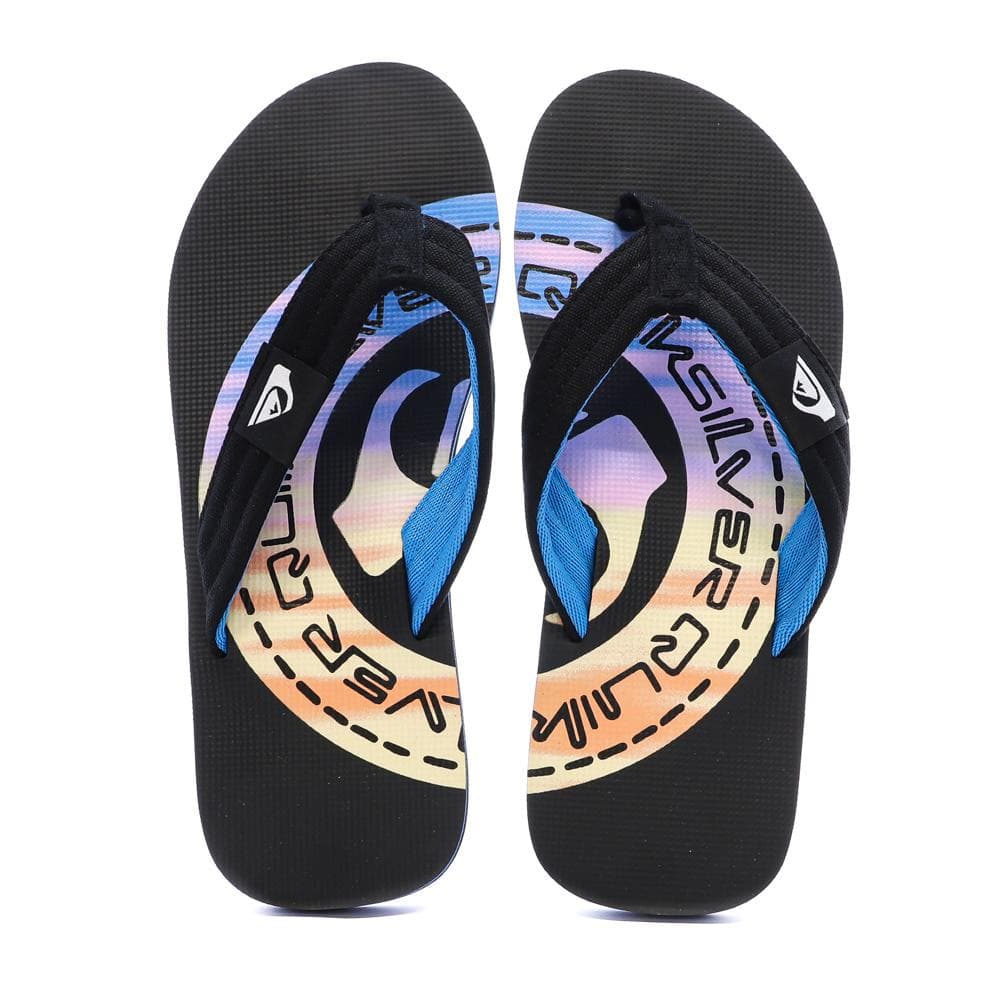 Tongs Noires/Bleu Homme Quiksilver Molokai 3