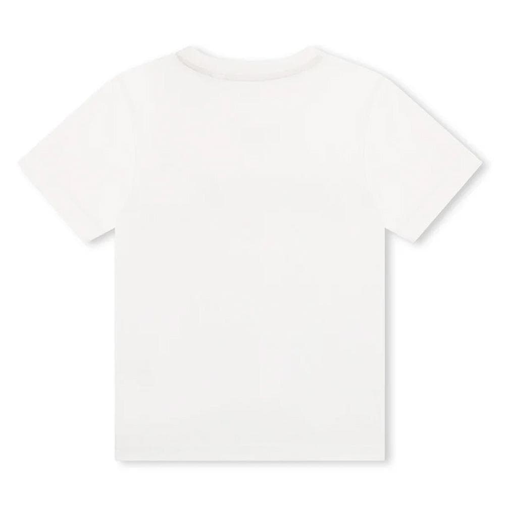 T-Shirt Blanc Garçon Timberland T600971 2