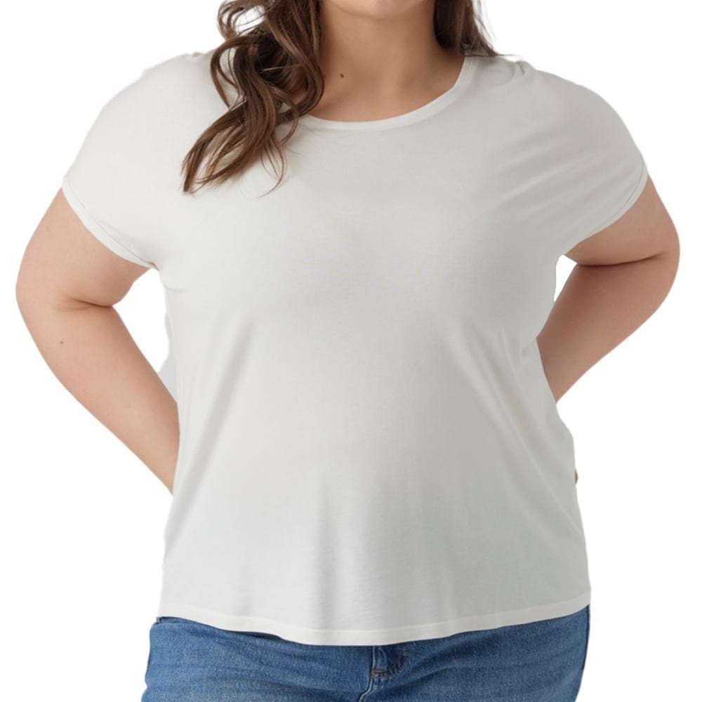T-shirt Blanc Femme Vero Moda Maya 1