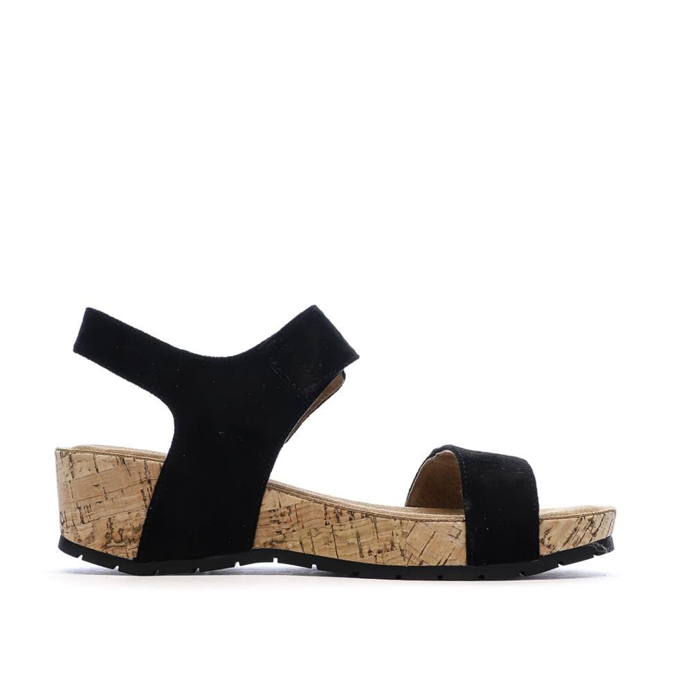 Sandales Noires Femme Chattawak Laspinas 2