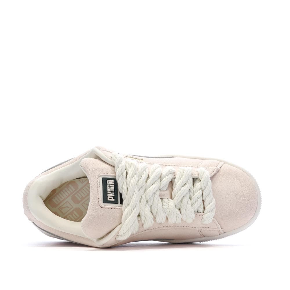 Baskets Rose Pale Femme Puma Suede Xl Rope 4