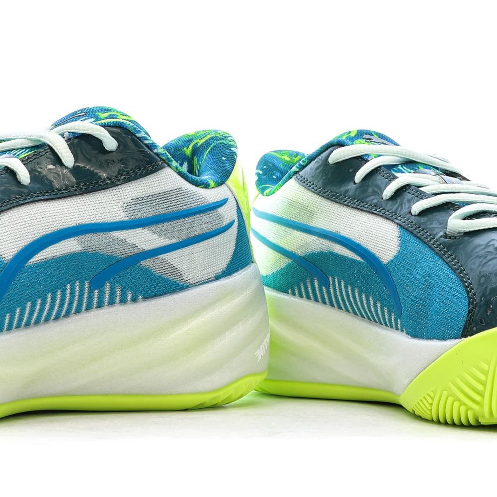Chaussures de basketball Bleu/Verte Homme Puma All-pro Nitro 7