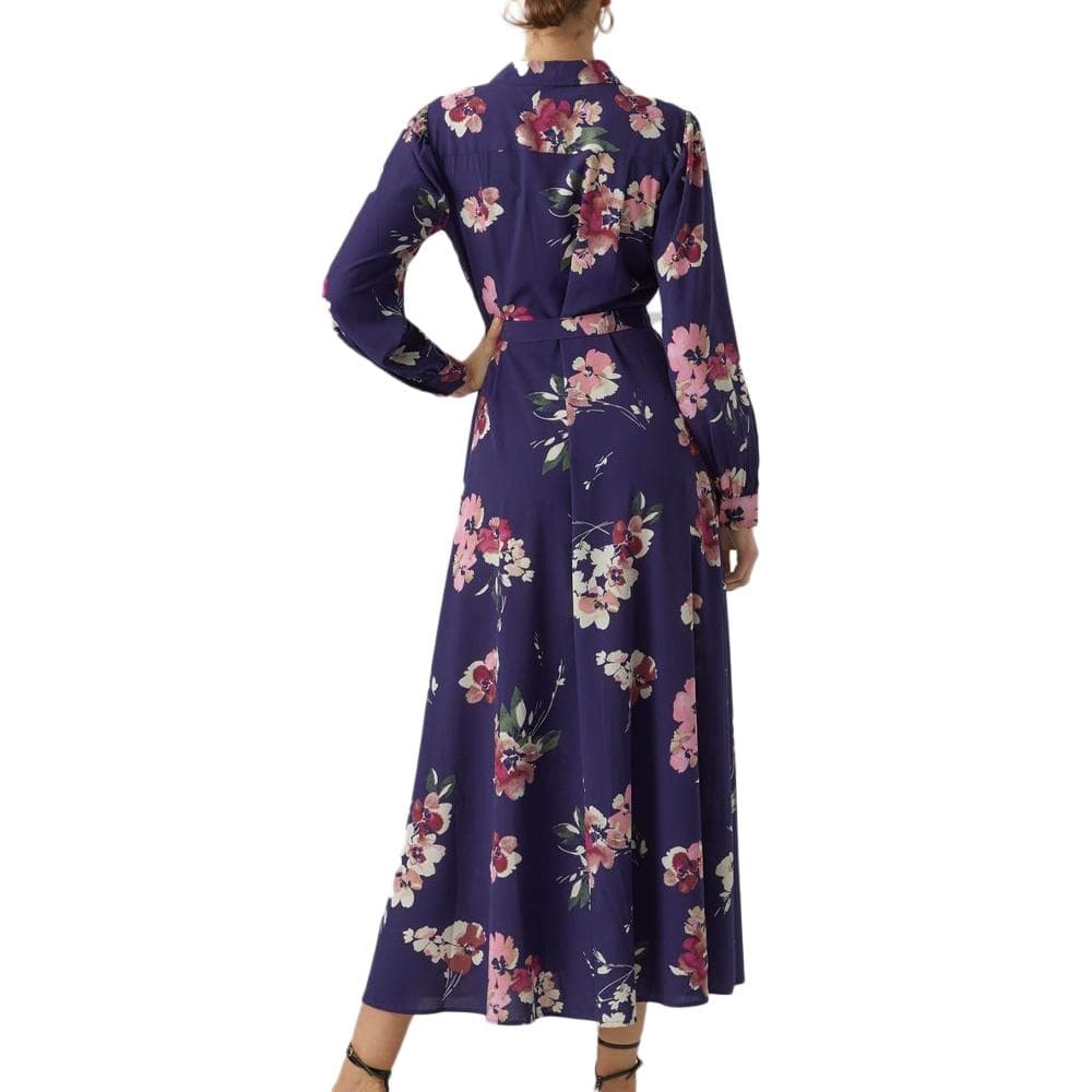 Robe Marine à Moifs Femme Vero Moda Shilah Naja 2