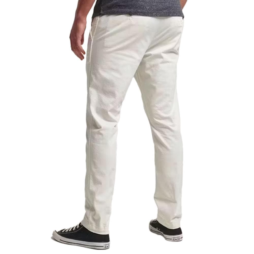 Pantalon Chino Blanc Homme Superdry Officers 2