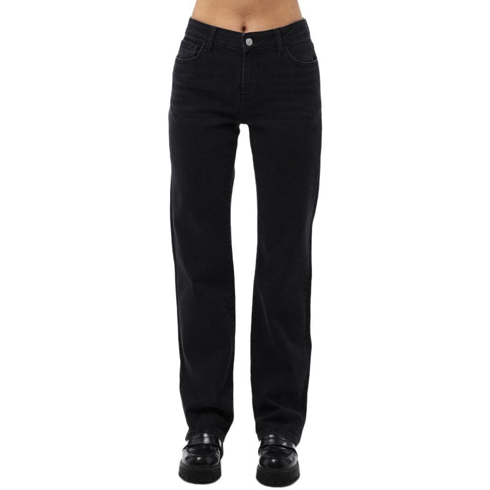 Jean Droit Noir Femme Pieces Kelly 1