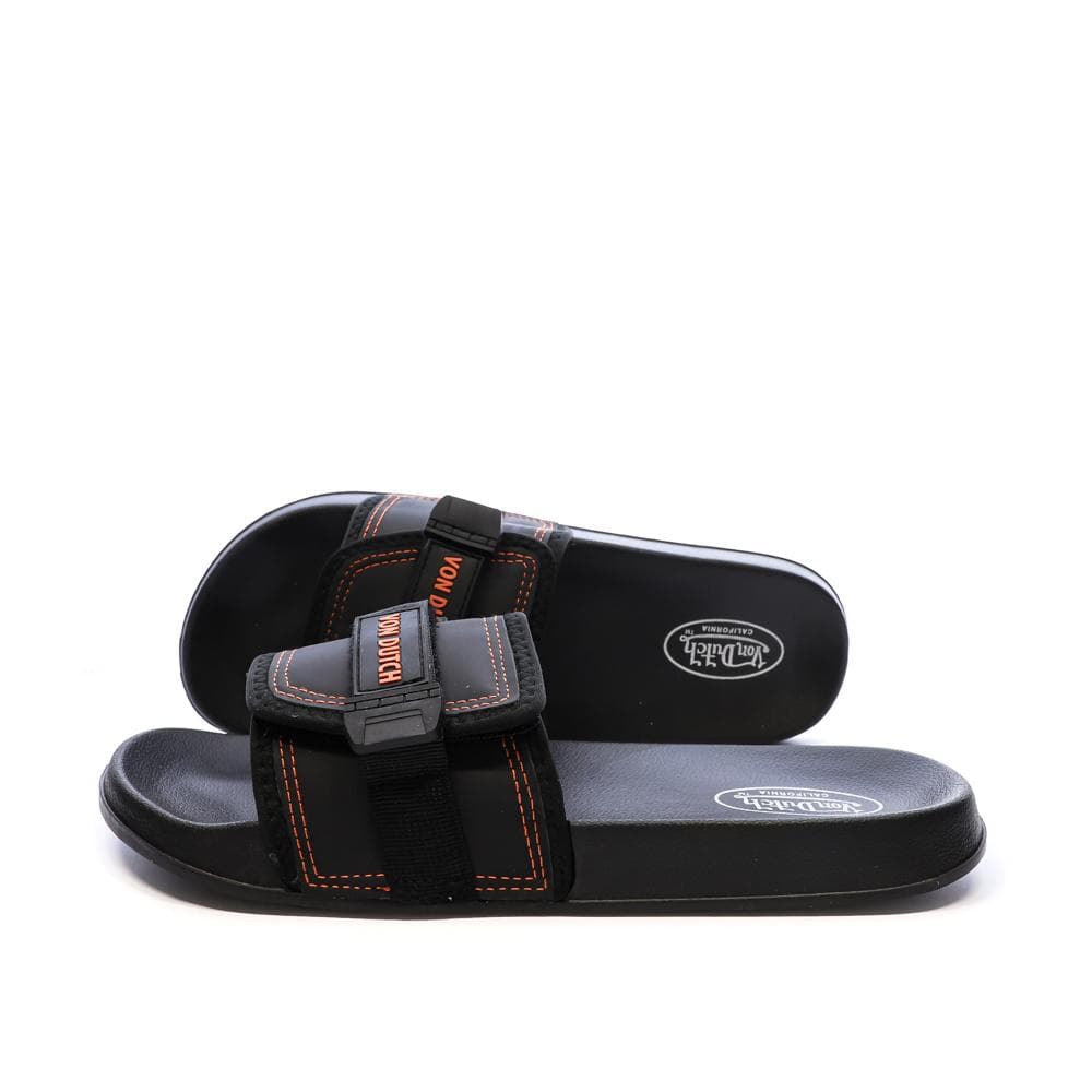 Claquettes Noires/Rouges Homme Von Dutch MALIBU 1