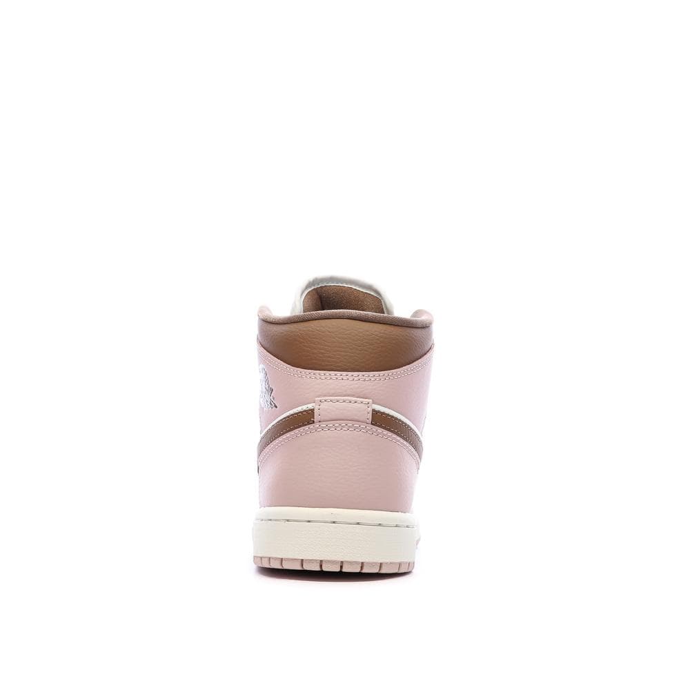 Air Jordan 1 Mid Rose Femme Nike 3