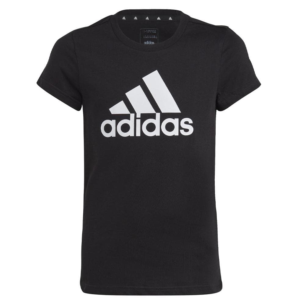 T-Shirt Noir Fille Adidas IC6120 1