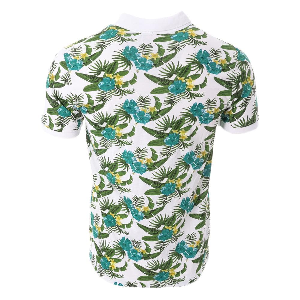 Polo Vert/Blanc à Motifs Homme American People Paladin 2