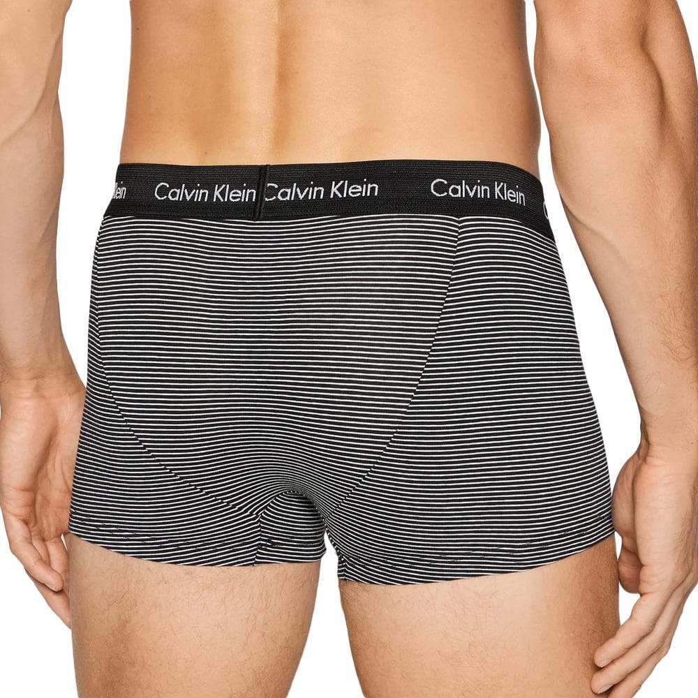 x3 Boxers Noir/Blanc Homme Calvin Klein Jeans Trunk 3