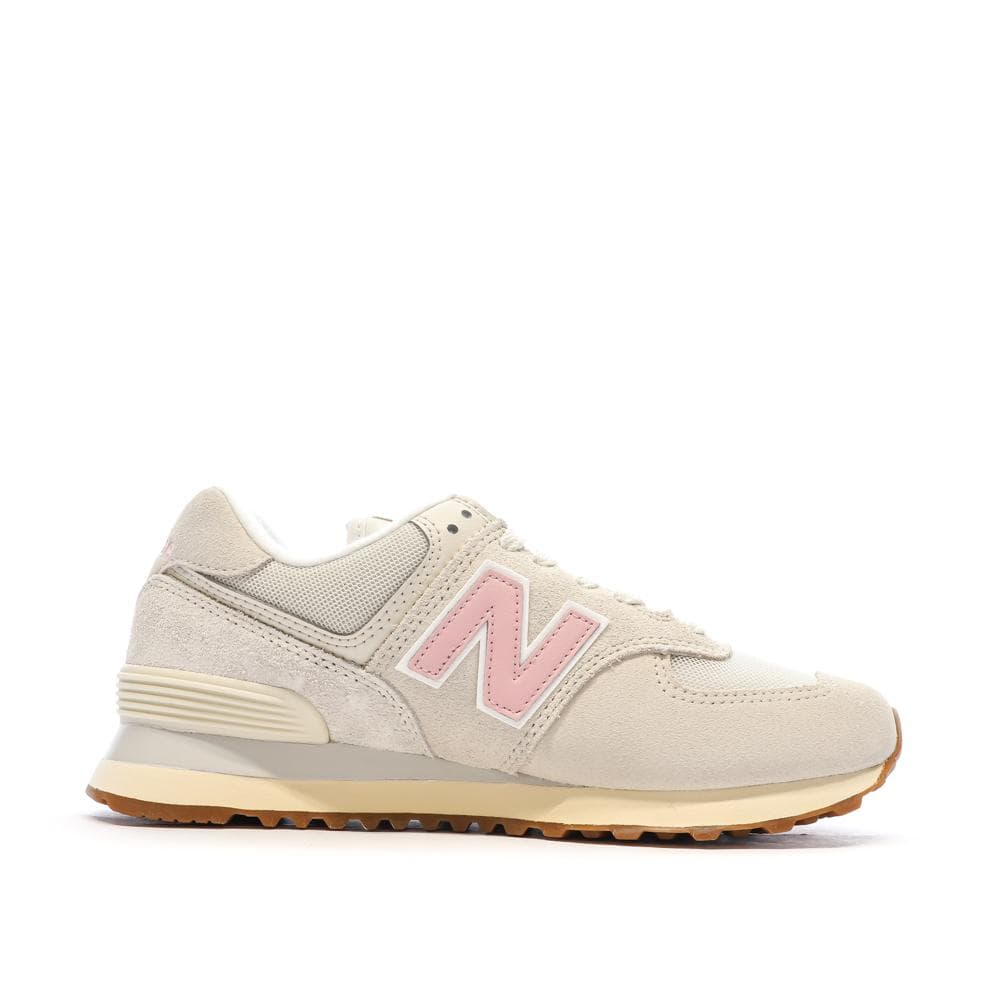 Baskets Beige/Rose Femme New Balance 574 2