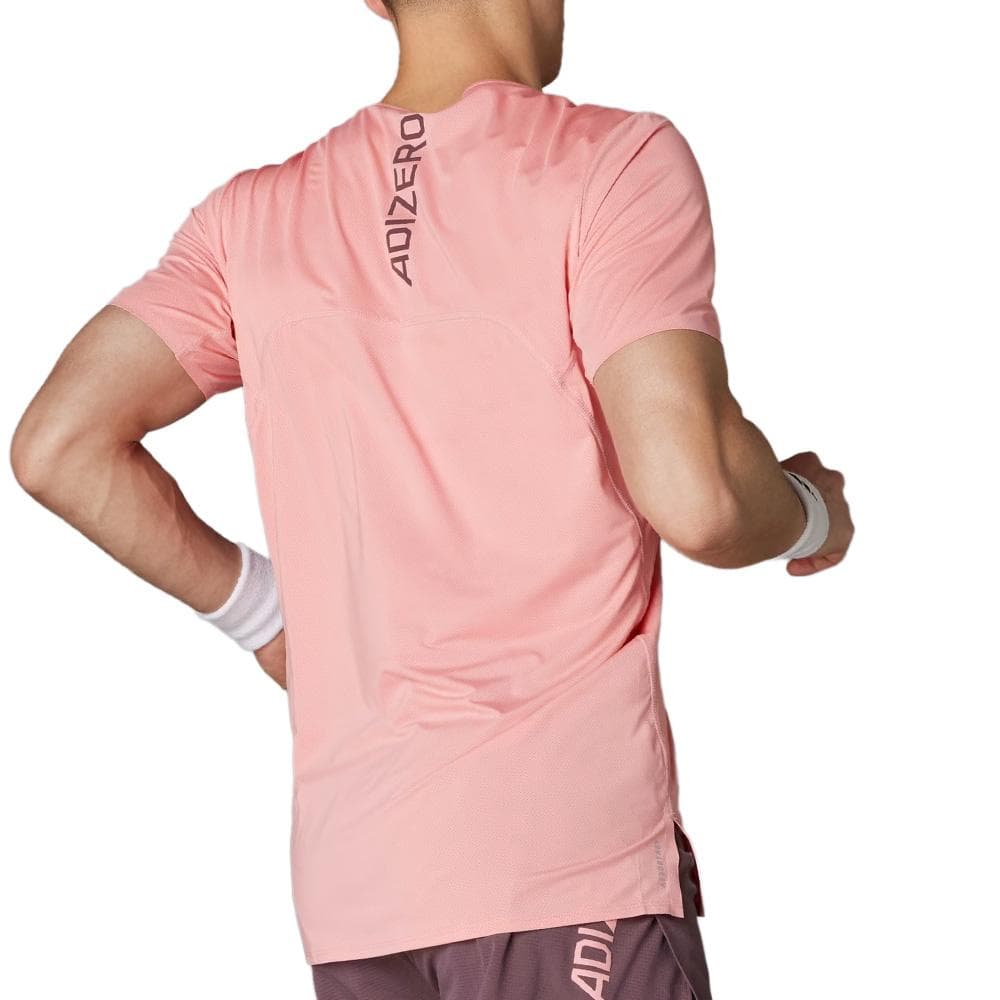 Maillot de Sport Rose Femme Adidas Adizero Tee 2