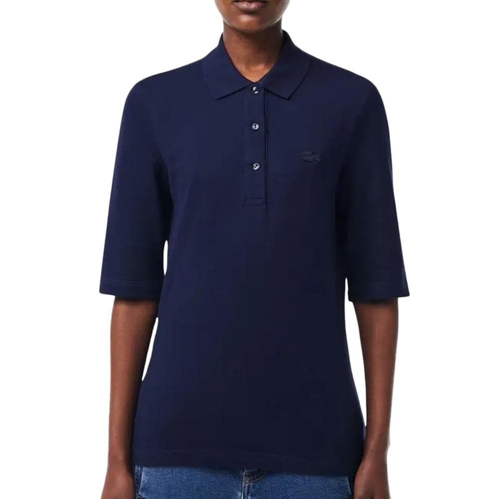 Polo Marine Femme Lacoste Polo Slim Fit 1