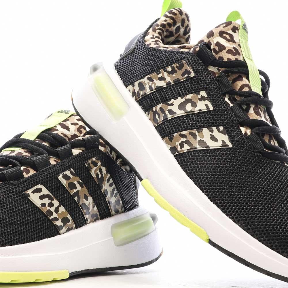 Chaussures de running Noires/Jaunes Femme Adidas Racer 7