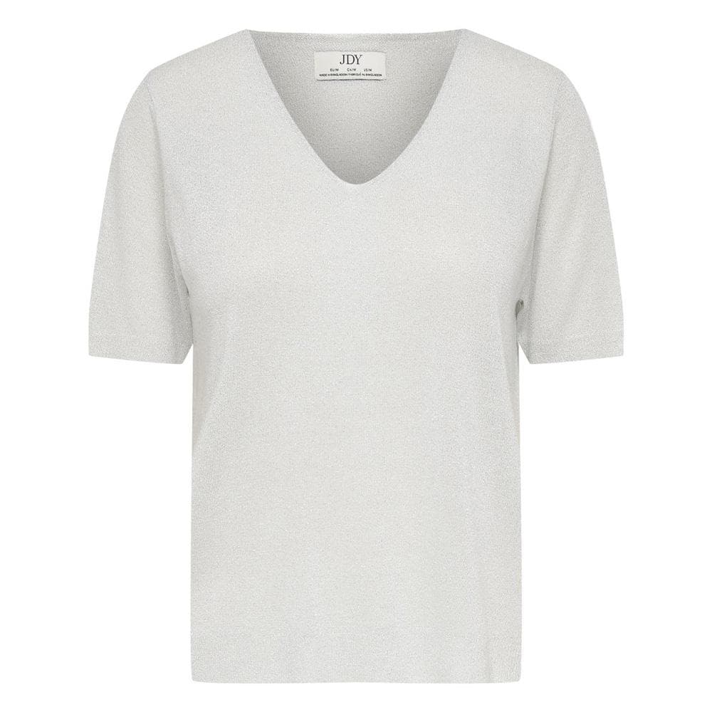 T-Shirt Gris Perle Femme JDY Laya 1