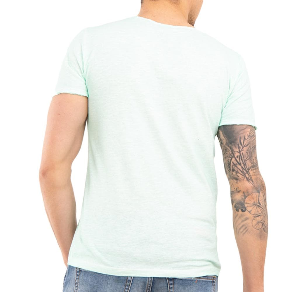 T-shirt Vert d'Eau Homme Paname Brothers Tom 2