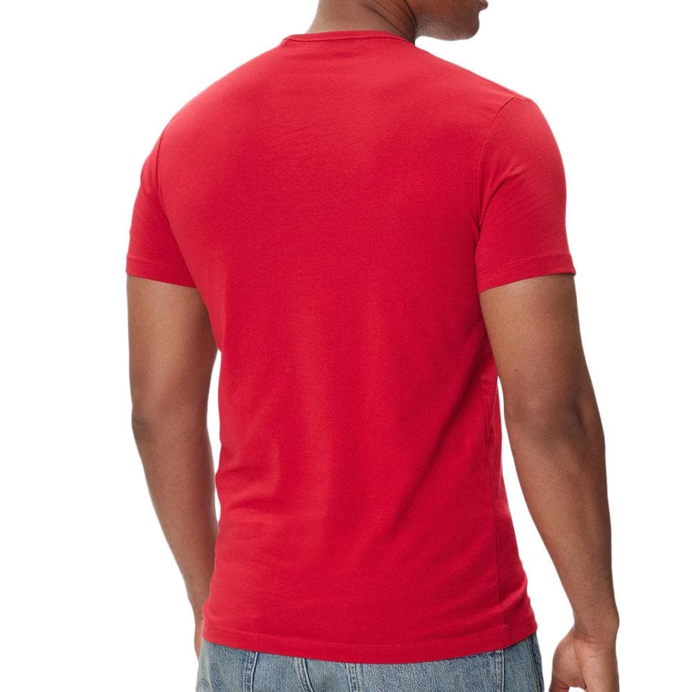 T-Shirt Rouge Homme Pepe jeans Original Basic 3n 2