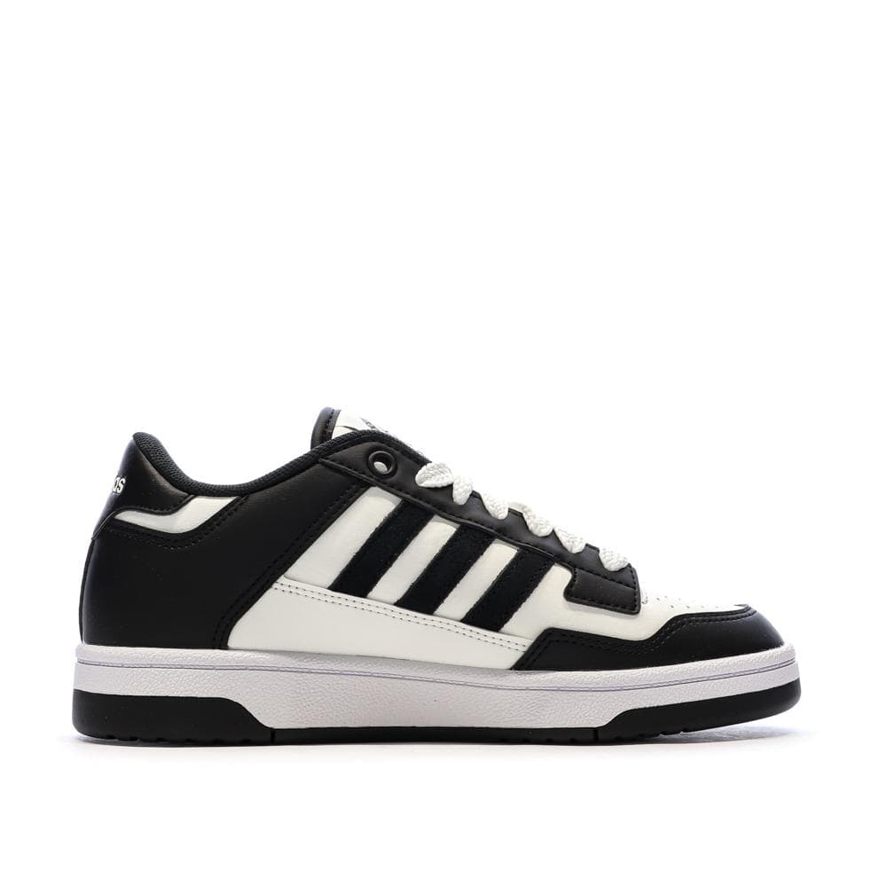 Baskets Noires/Blanches Enfant Adidas Rapid Court 2