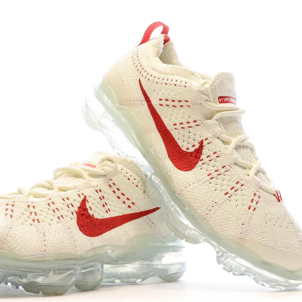 Baskets Blanches/Rouge Femme Nike Air Vapormax 2023 7