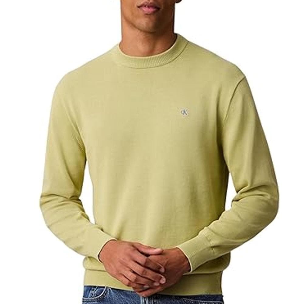 Sweat Vert Homme Calvin Klein Jeans Easy 1