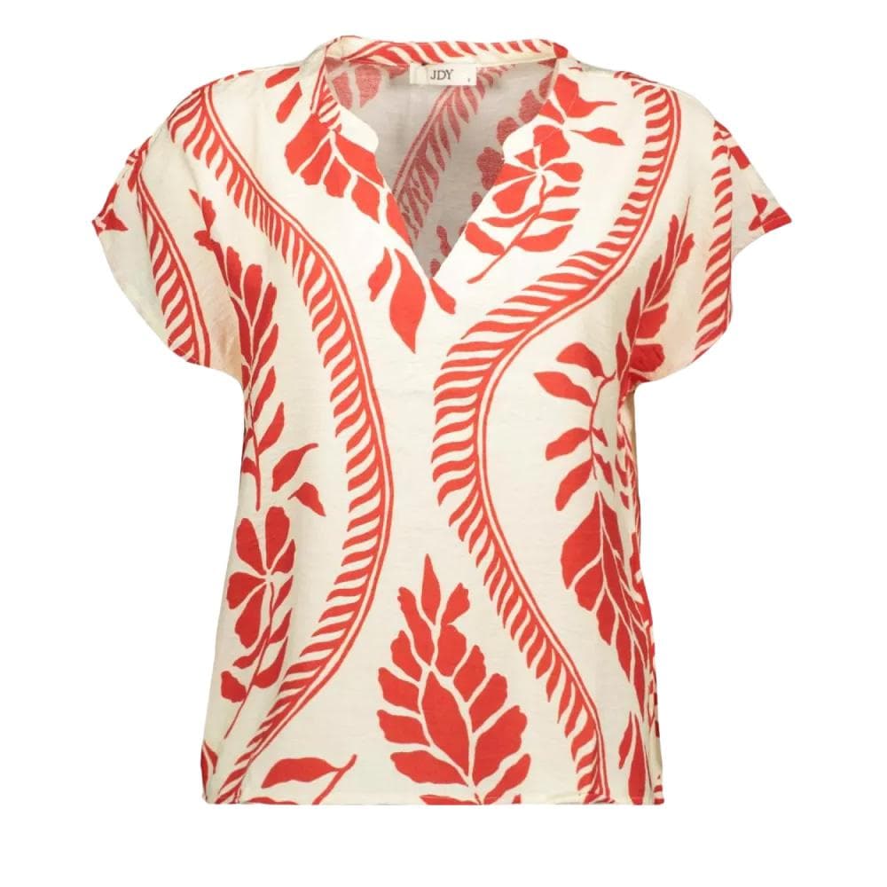 Blouse Écru/Rouge Femme JDY Pepper 1