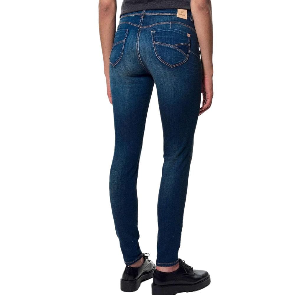 Jean Slim Bleu Délavé Femme Kaporal Jeans FLORE 2
