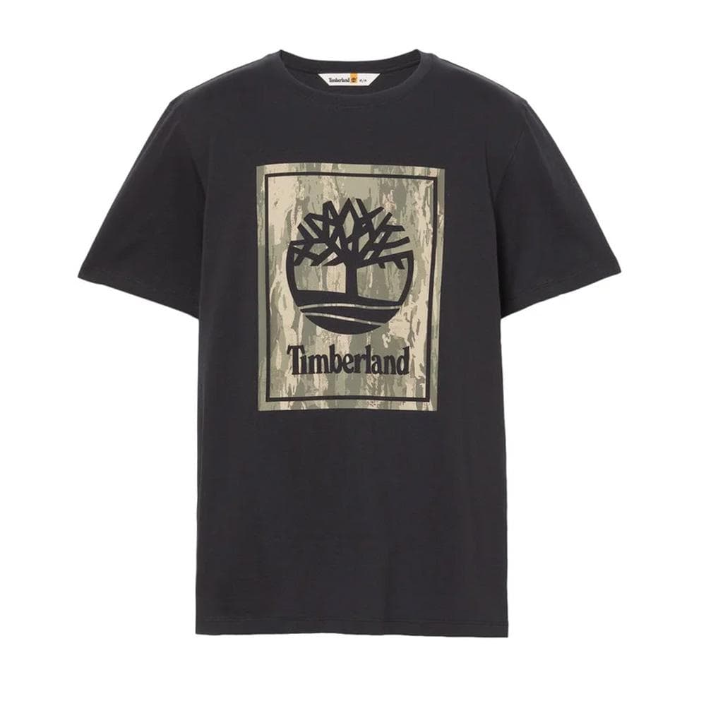 T-Shirt Noir Ado Timberland T60085 1