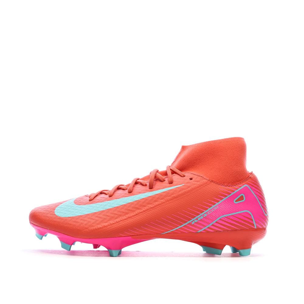 Chaussures de Foot Rouges/Turquoise Homme Nike ZM Superfly 10 Acad FG/MG 1