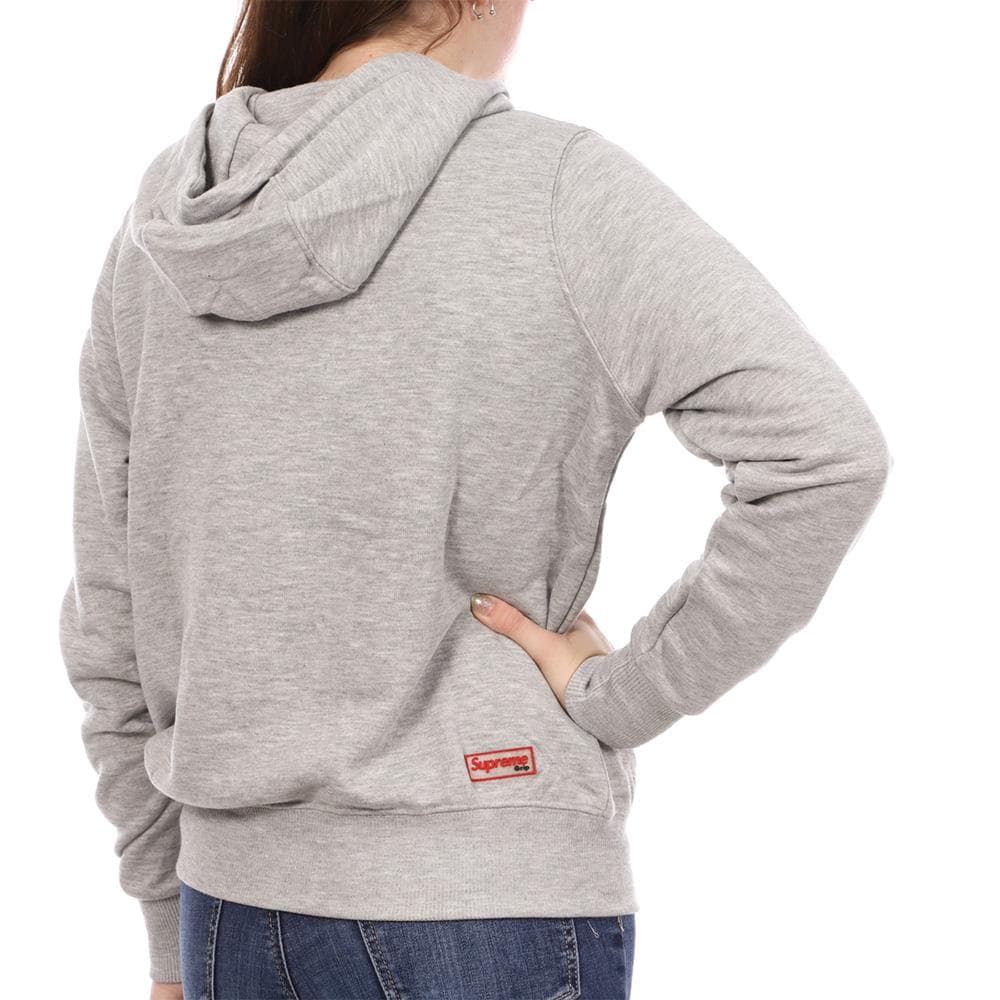 Sweat à Capuche Gris/Vert Femme Supreme Grip Pat 2