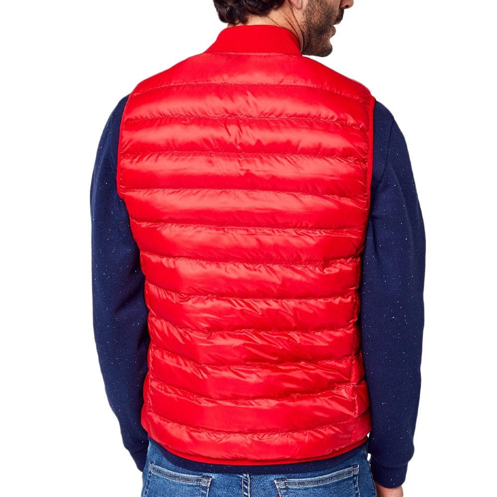 Doudoune sans Manche Rouge Homme Lacoste BH0537 2
