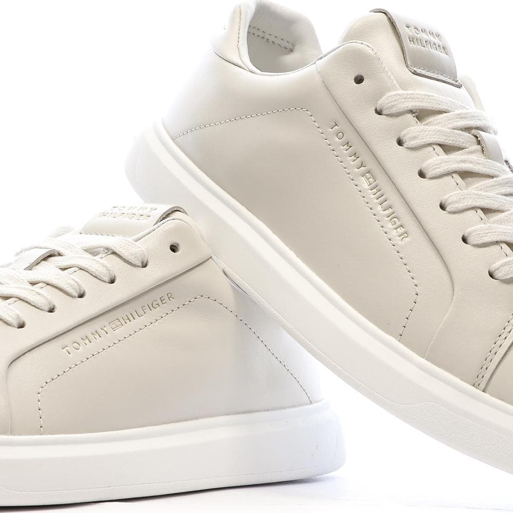 Baskets Beige Femme Tommy Hilfiger Icon Court Light 7
