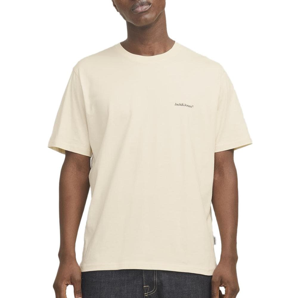 T-Shirt Beige Homme Jack & Jones Split 1