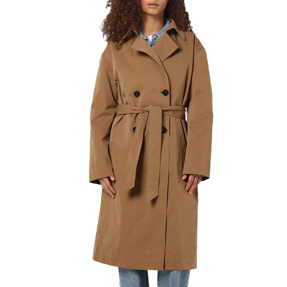 Manteau Trench Marron Femme Noisy May Manya 1