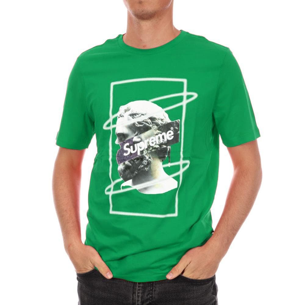 T-shirt Vert Homme Supreme Grip Greece 1
