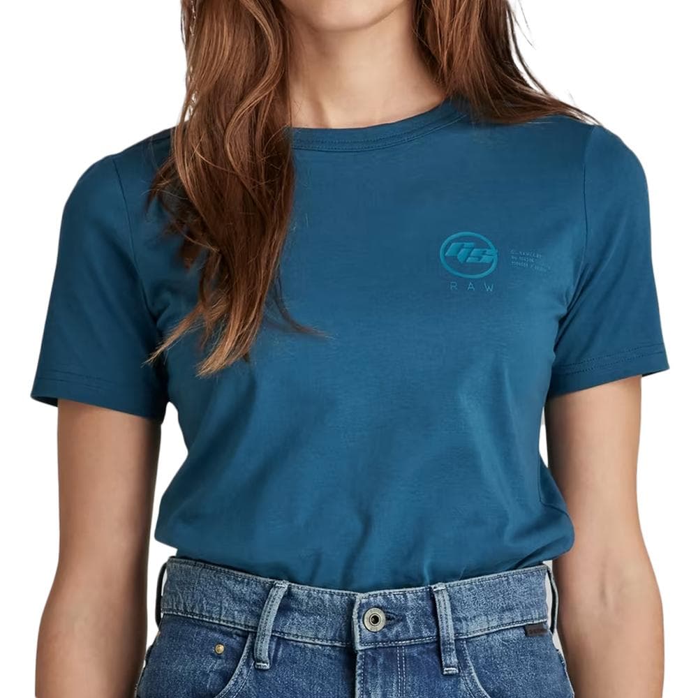 T-shirt Bleu Femme G-Star Raw Mysid 1