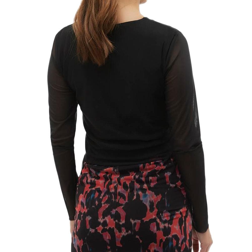 T-Shirt Manches Longues Noir Femme Mamalicious Lellis 2
