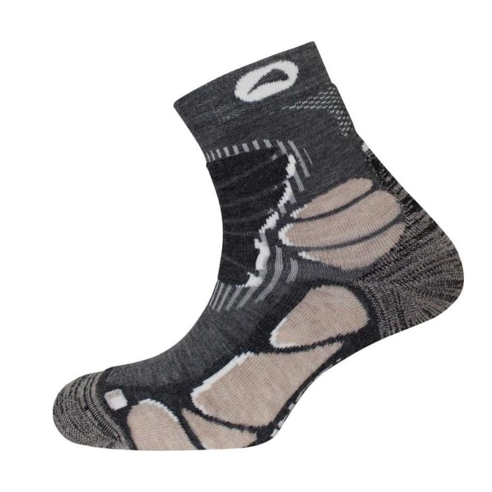 X1 Paire de Chaussettes Noir/Marron Homme Extra Light 1