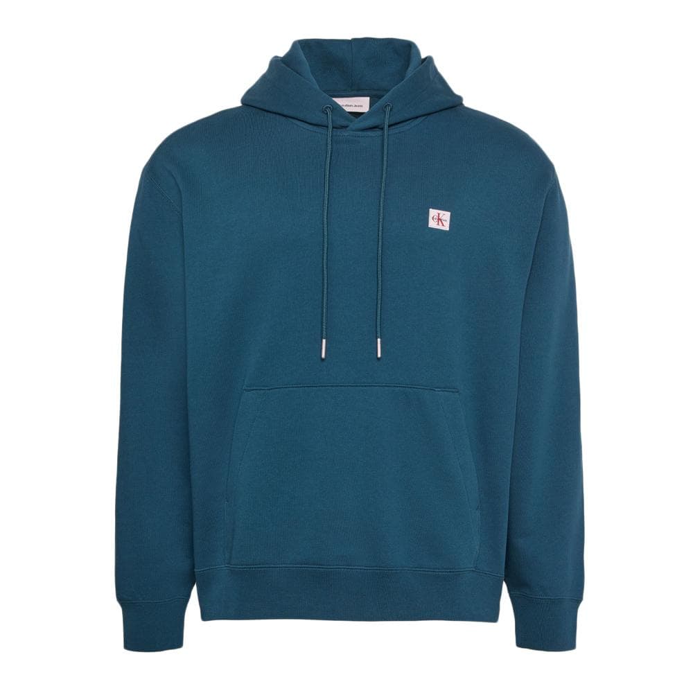 Sweat à Capuche Bleu Homme Calvin Klein Jeans 350terry Micro Badge 1
