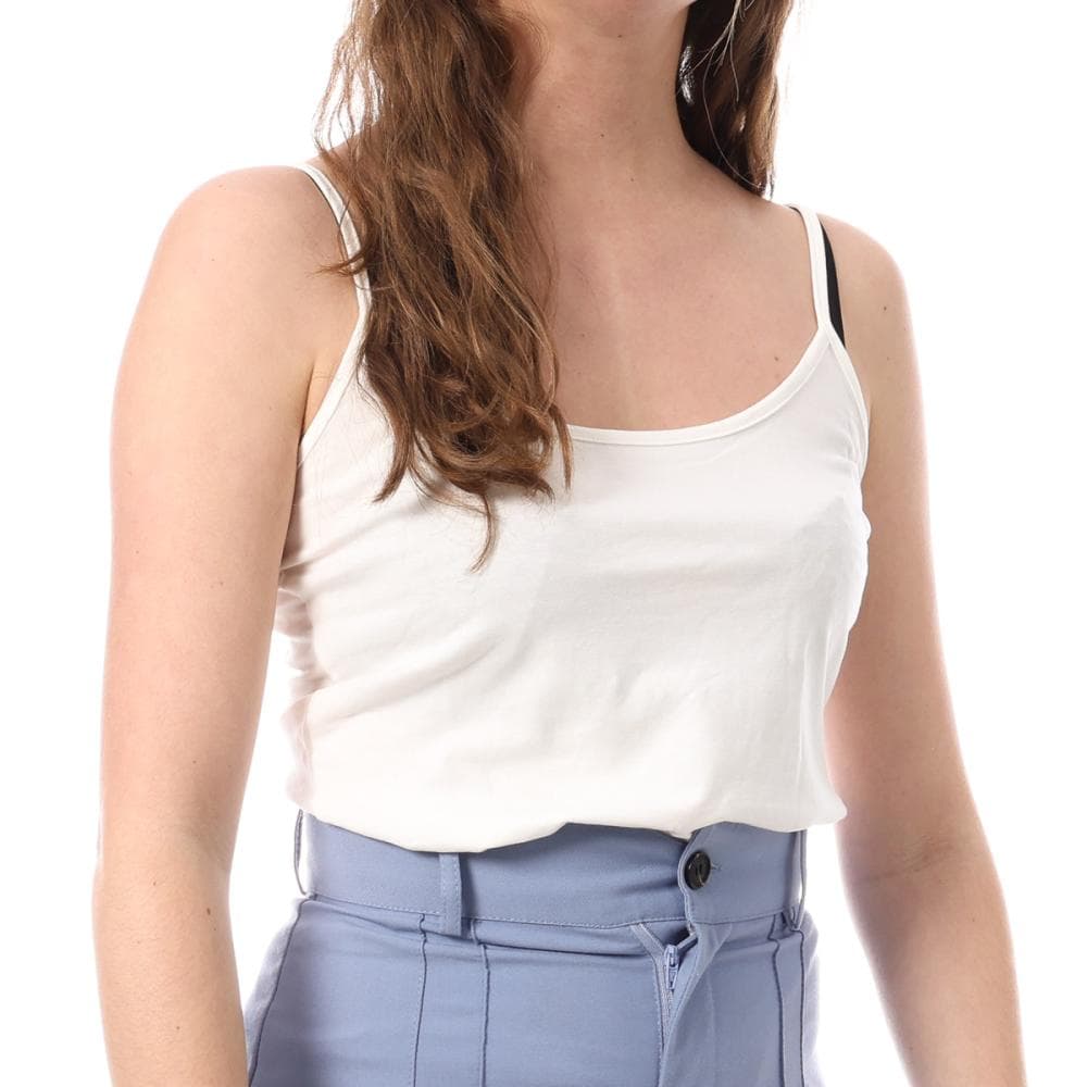 Débardeur Blanc Femme Morgan Oxygene 1
