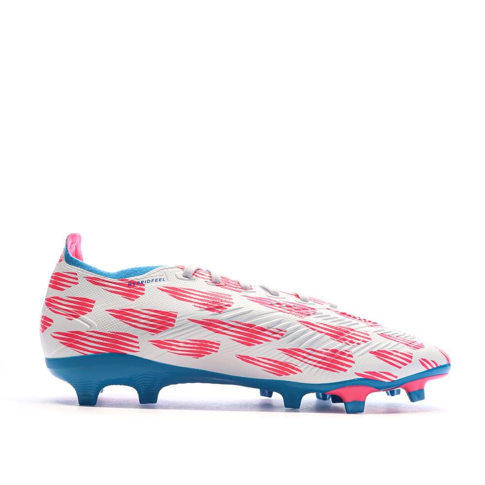 Chaussures de football Blanc/Bleu/Rose Homme Adidas Predator League 2