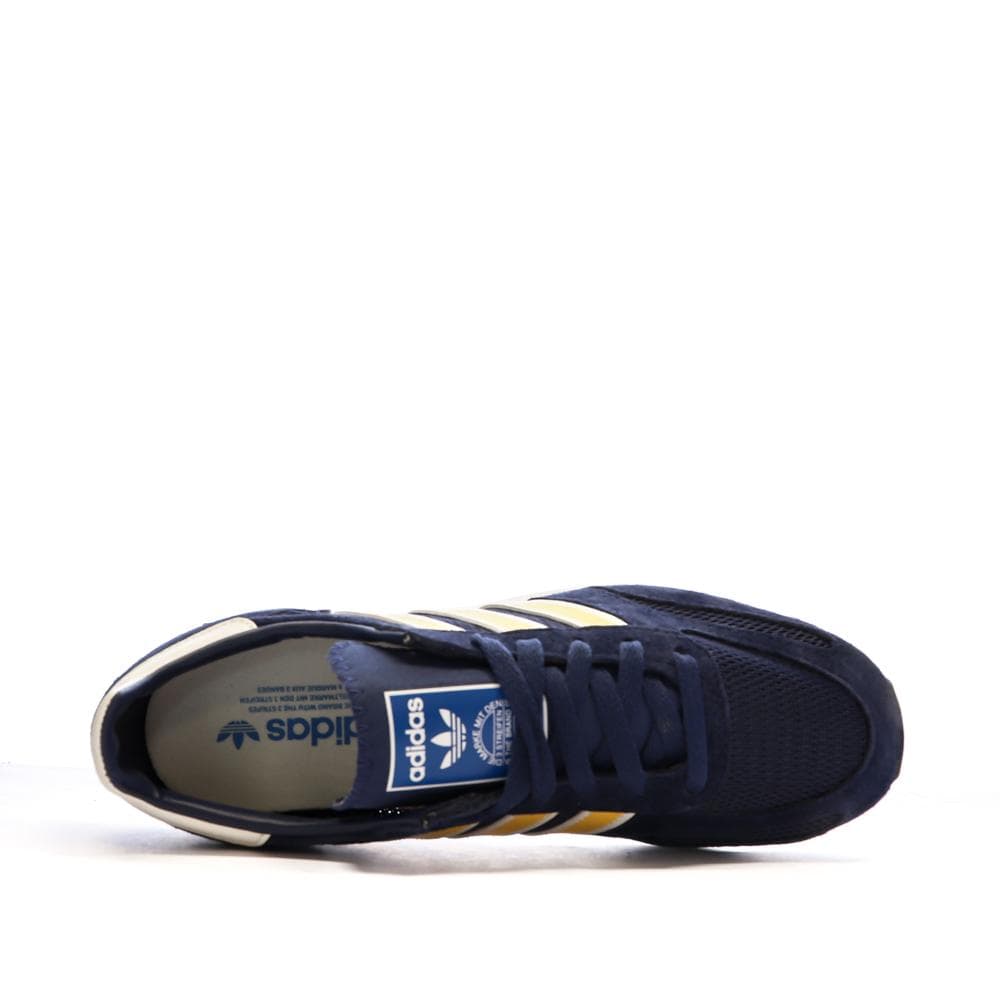 Baskets Marines/Jaunes Homme Adidas La Trainer 4