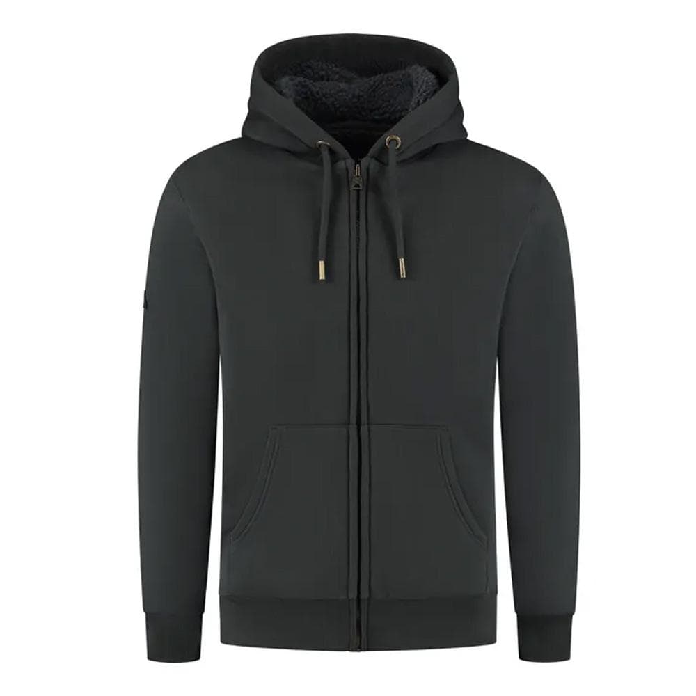 Sweat Zippé Noir Homme Superdry Borg 1