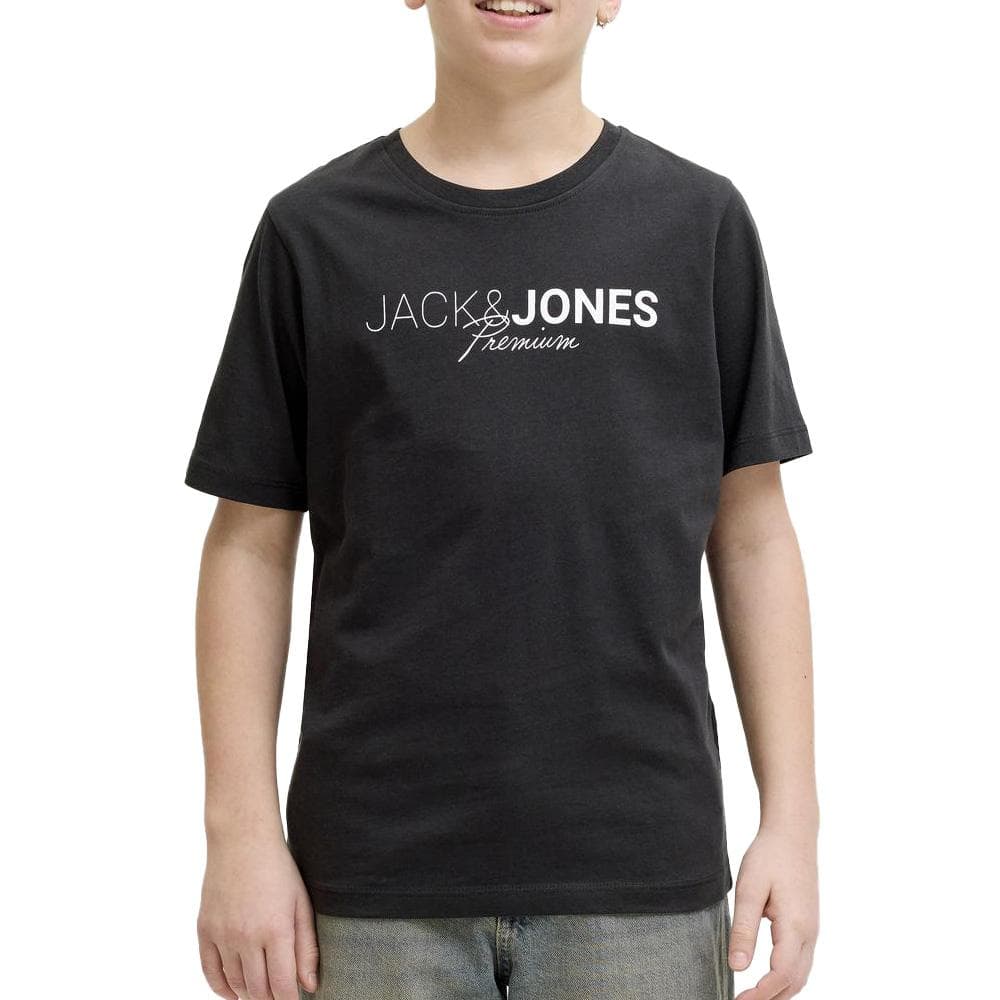 T-Shirt Noir Garçon Jack & Jones Blaneo 1