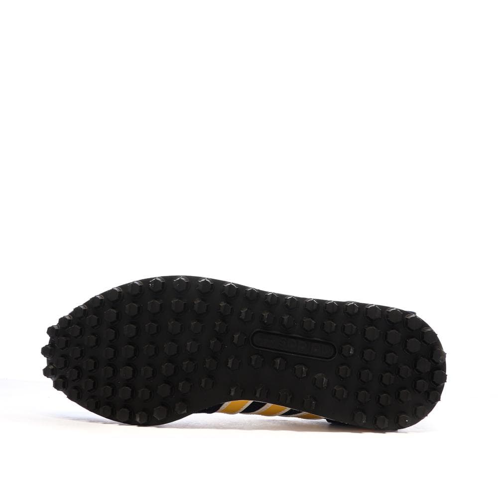 Baskets Marines/Jaunes Homme Adidas La Trainer 5