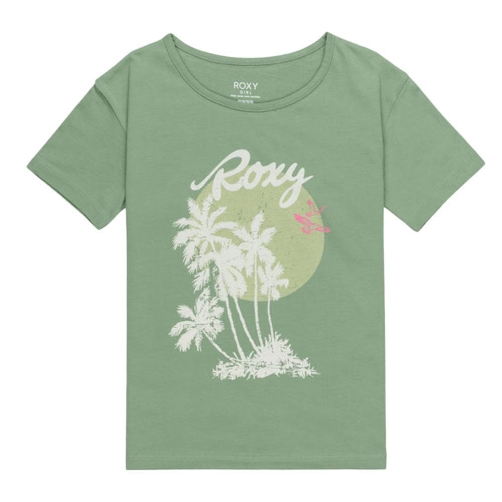 T-Shirt Vert Fille Roxy Day And Night 1