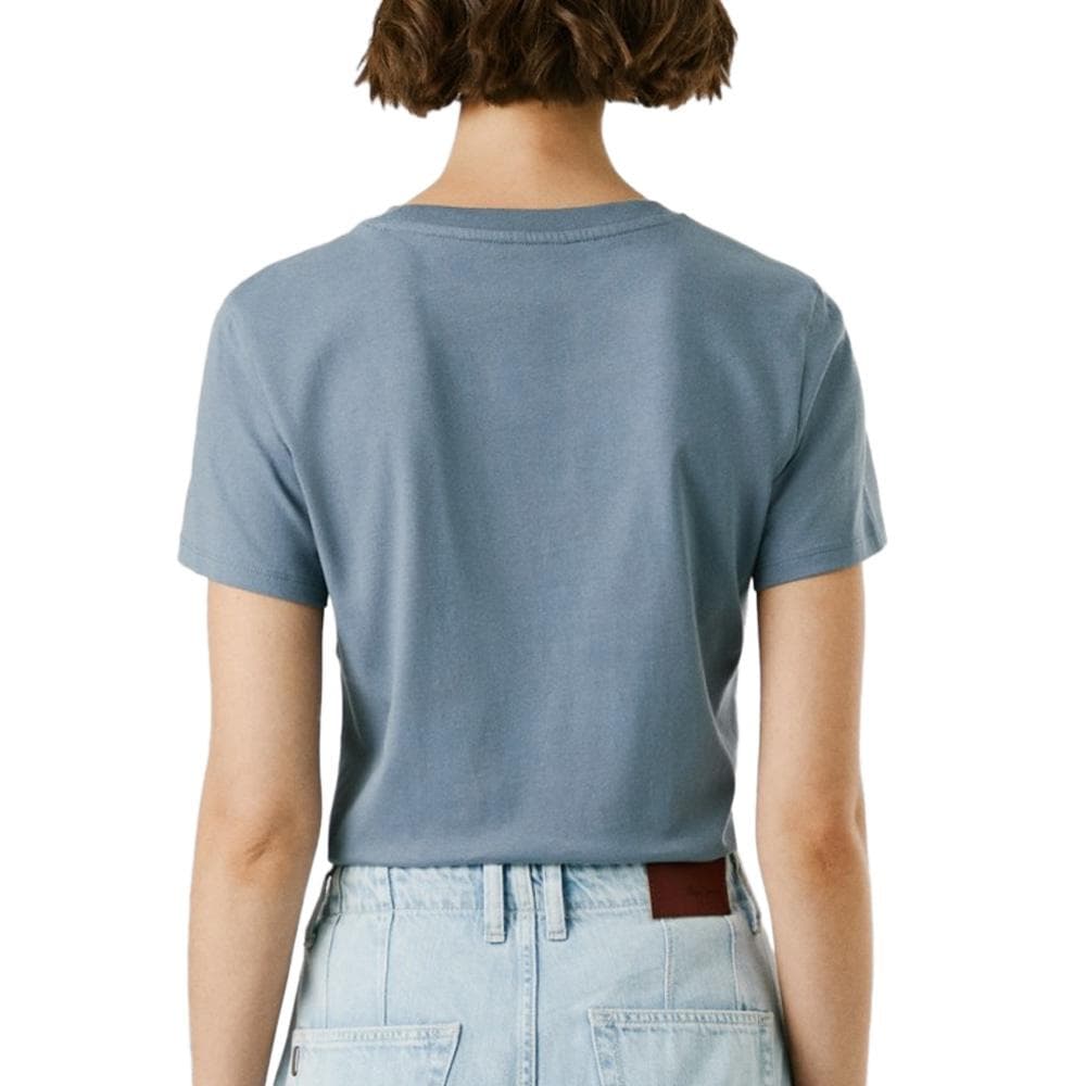 T-Shirt Bleu Femme Pepe Jeans Bero 2