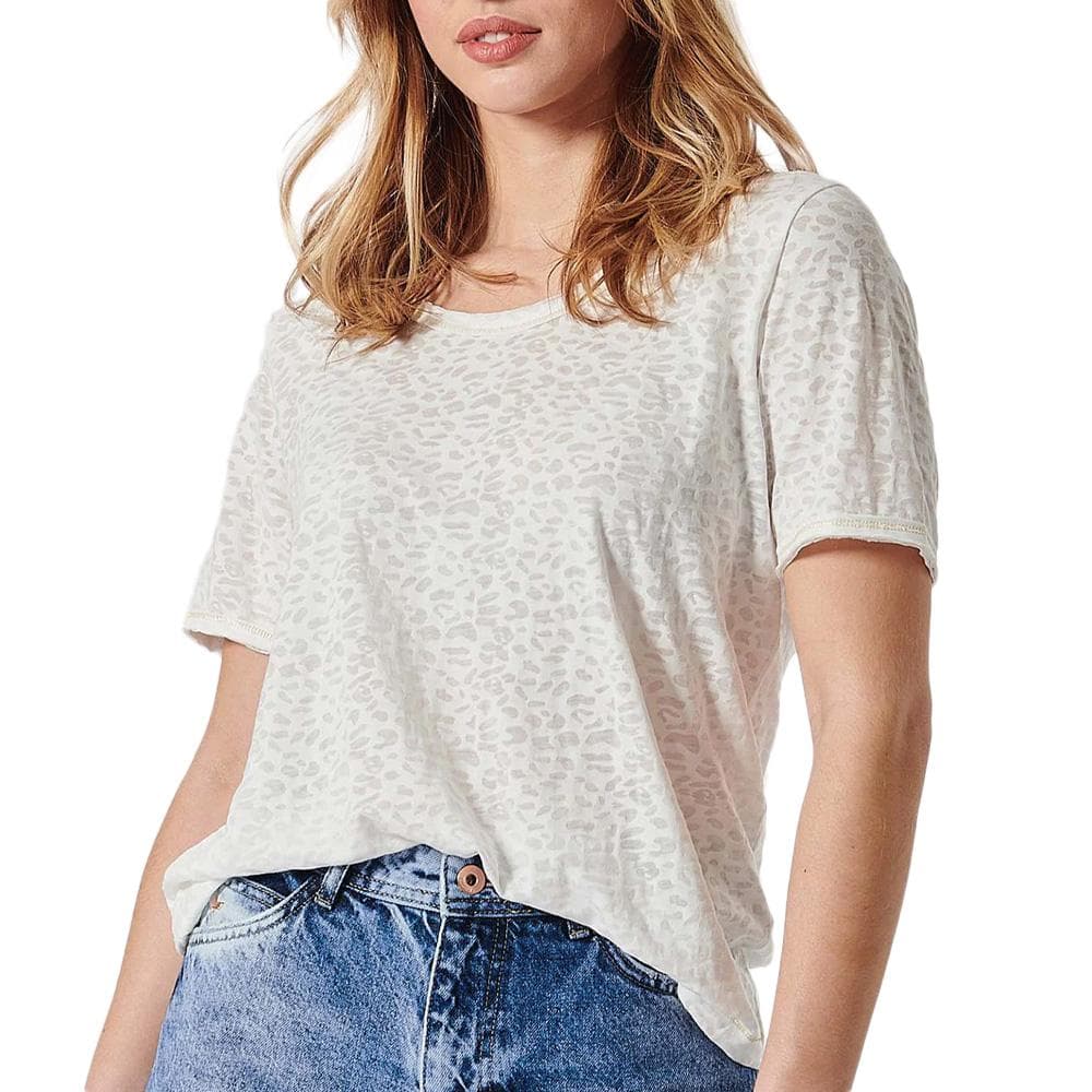 T-Shirt Blanc Femme Kaporal FLOY 1