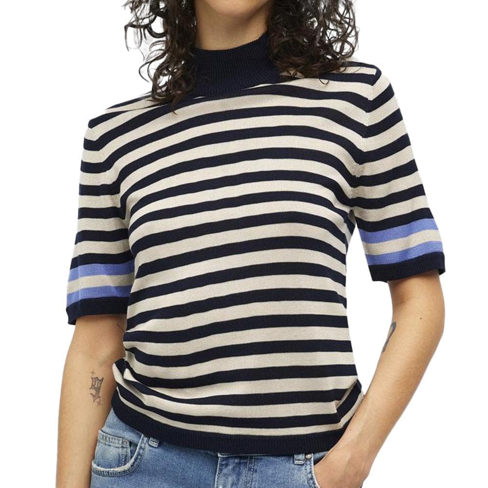 Pull Beige/Noir Femme Object Danya 1