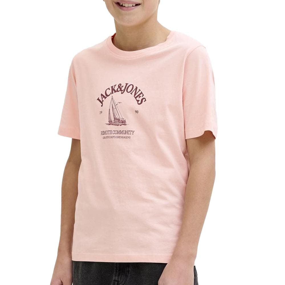 T-Shirt Rose Garçon Jack & Jones Tucket 1